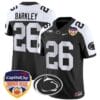 Saquon Barkley Jersey #26 Penn State Orange Bowl Patch All Stitched