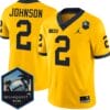 Will Johnson Jersey #2 Michigan Wolverines ReliaQuest Bowl Patch Vapor All Stitched