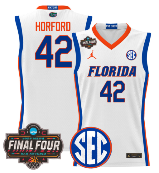 Al Horford Jersey #42 Florida Gators 2025 Final Four Patch Basketball Stitched - Image 2