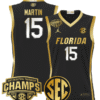 Alijah Martin Jersey #15 Florida Gators 2025 Tournament Champions Basketball Stitched
