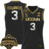 Aaliyah Edwards Jersey #3 UConn Huskies 2025 National Champions Patch Stitched Basketball