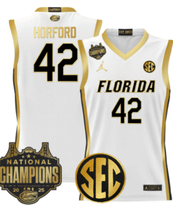 Alternative view of Al Horford Jersey #42 Florida Gators 2025 National Champions Patch Basketball Stitched