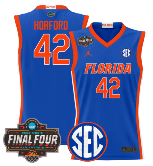 Al Horford Jersey #42 Florida Gators 2025 Final Four Patch Basketball Stitched - Image 4