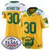 Bryson Washington Jersey #30 Baylor Bears 2024 Texas Bowl All Stitched Football