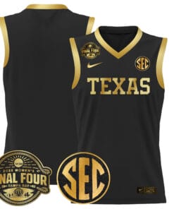Team Jersey Texas Longhorns 2025 Sec Final Four Patch Basketball Stitched