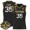 Azzi Fudd Jersey #35 UConn Huskies 2025 Big Eat Final Four Patch Stitched Basketball