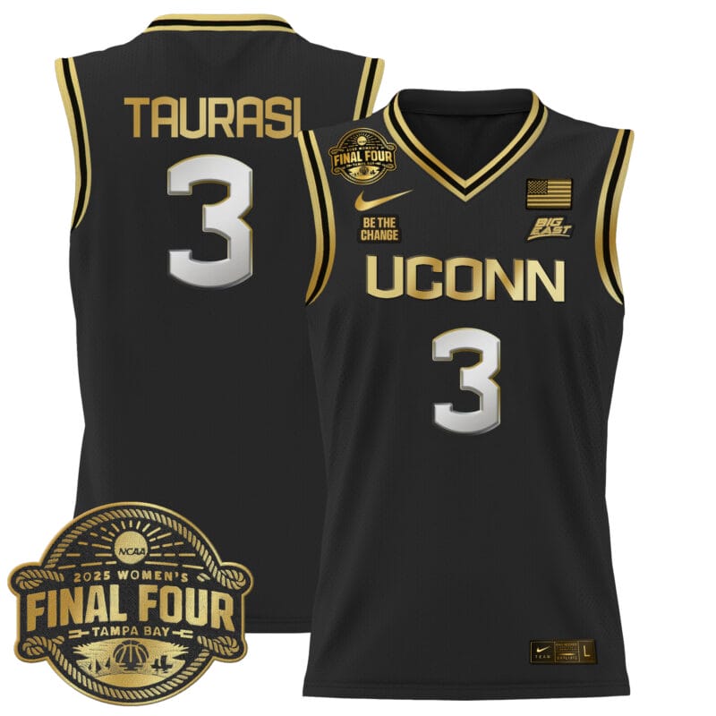 Diana Taurasi Jersey #5 UConn Huskies 2025 Big Eat Final Four Patch Stitched Basketball