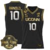 KK Arnold Jersey #10 UConn Huskies 2025 Big Eat Final Four Patch Stitched Basketball