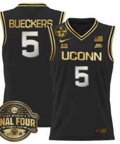 Paige Bueckers Jersey #5 UConn Huskies 2025 Big Eat Final Four Patch Stitched Basketball