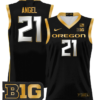 Brandon Angel Jersey #21 Oregon Ducks 2024 Lightweight Basketball All Stitched