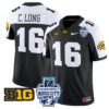 Chuck Long Jersey #16 Iowa Hawkeyes 2024 Music City Bowl Patch All Stitched Football
