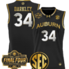 Charles Barkley Jersey #34 Auburn Tigers 2025 Final Four Patch Basketball Stitched