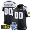 Custom Iowa Hawkeyes Jersey 2024 Music City Bowl Patch All Stitched Football