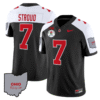 C J Stroud Jersey #7 Ohio State Rose Bowl Patch Stitched Football