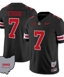 CJ Stroud Jersey #7 Ohio State Rose Bowl Patch Stitched Football 11 CNGUMER