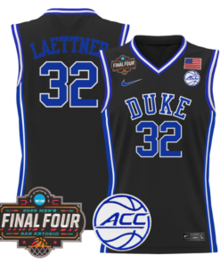 Christian Laettner Jersey #32 Duke Blue Devils 2025 Final Four Patch Basketball All Stitched
