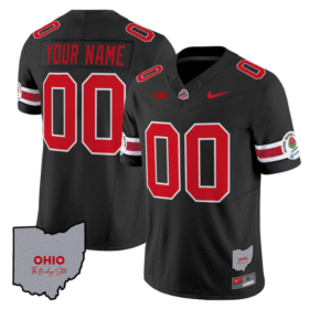 Custom Ohio State Buckeyes Jersey Rose Bowl Vapor Stitched Football