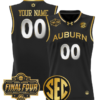 Custom Auburn Tigers Jersey 2025 Final Four Patch Basketball Stitched