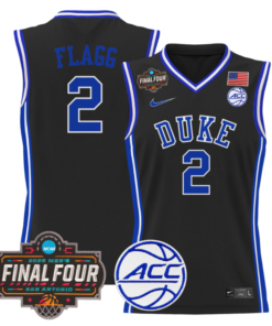 Cooper Flagg Jersey #2 Duke Blue Devils 2025 Final Four Patch Basketball All Stitched
