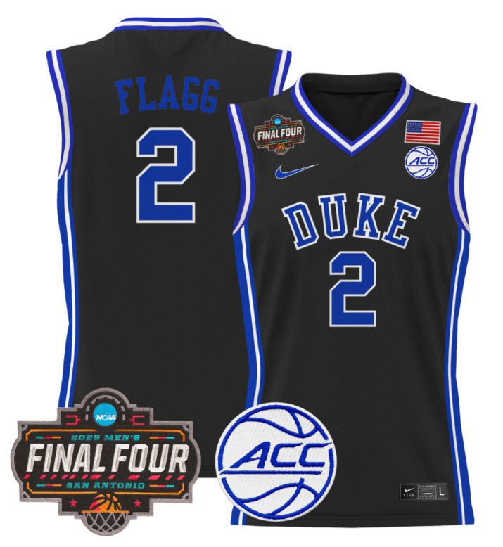 Cooper Flagg Jersey #2 Duke Blue Devils 2025 Final Four Patch Basketball All Stitched 10 Cooper Flagg Jersey #2 Duke Blue Devils 2025 Final Four Patch Basketball All Stitched
