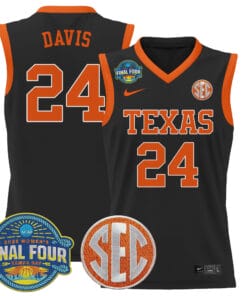 Clarissa Davis Jersey 35 Texas Longhorns Black