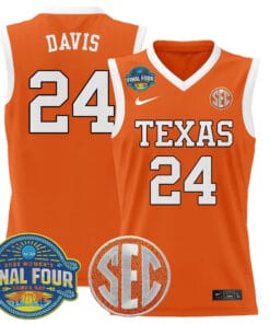 Clarissa Davis Jersey 35 Texas Longhorns Orange