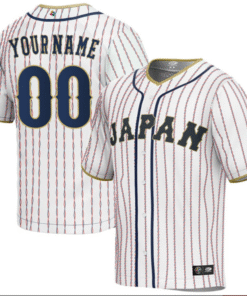Alternative view of Custom Japan Jersey 2023 World Baseball Classic Stitched Baseball