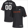 Custom Miami Hurricanes Jersey Two Button ACC Patch Stitched Baseball