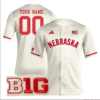 Custom Nebraska Cornhuskers Jersey All Stitched B1G Patch Stitched Baseball