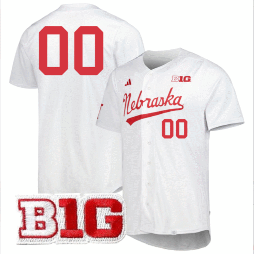 Custom Nebraska Cornhuskers Jersey All Stitched BIG Patch Stitched Baseball - Image 4