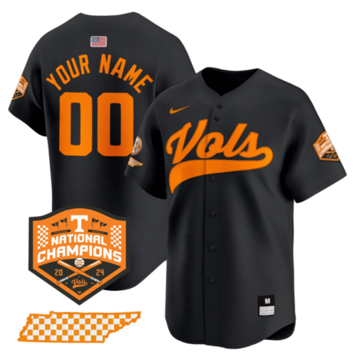 Custom Tennessee Volunteers Jersey 2024 Champions Premier Stitched Baseball - Image 5