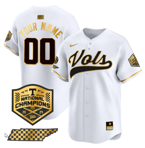 Custom Tennessee Volunteers Jersey 2024 Champions Premier Stitched Baseball - Image 3