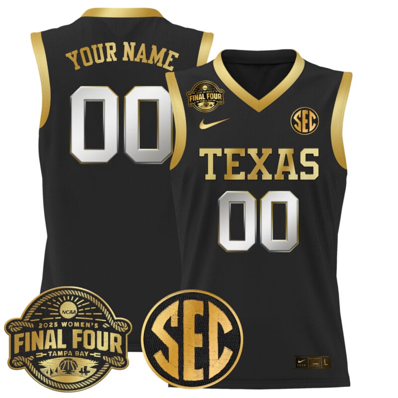 Custom Texas Longhorns Jersey 2025 Sec Final Four Patch Basketball Stitched 14 Custom Texas Longhorns Jersey 2025 Sec Final Four Patch Basketball Stitched