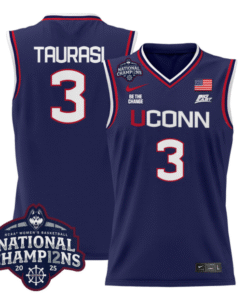 Alternative view of Diana Taurasi Jersey #3 UConn Huskies 2025 National Champions Patch Stitched Basketball