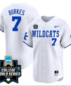 Devin Burkes Jersey #7 Kentucky Wildcats World Series Alternate Stitched Baseball