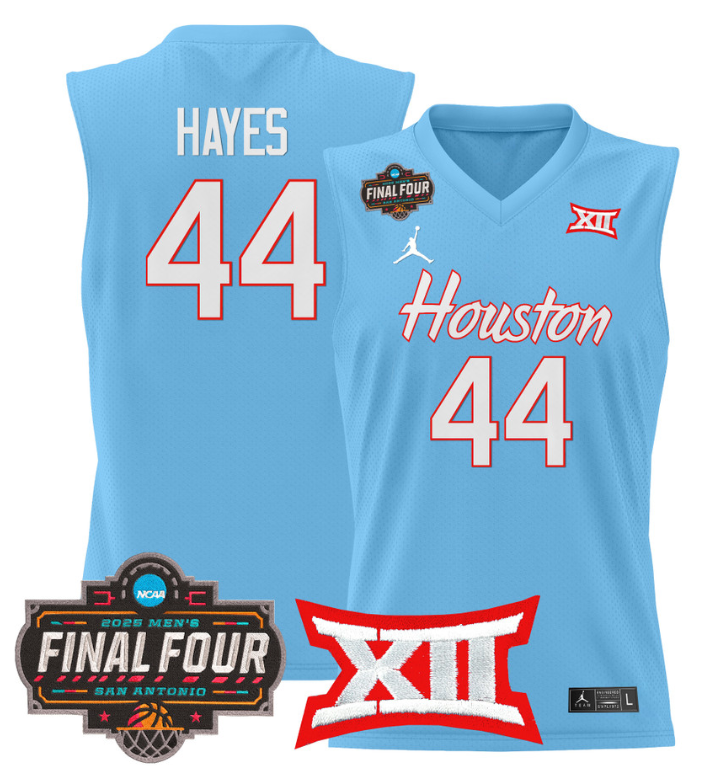 Elvin Hayes Jersey #44 Houston Cougars 2025 Final Four Patch Basketball Stitched 5 Elvin Hayes Jersey #44 Houston Cougars 2025 Final Four Patch Basketball Stitched - Image 5