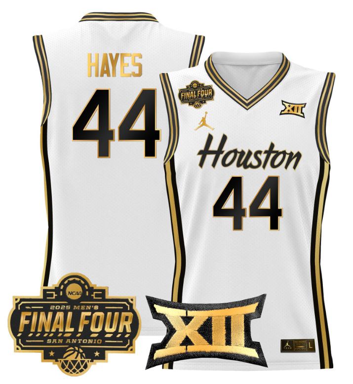 Elvin Hayes Jersey #44 Houston Cougars 2025 Final Four Patch Basketball Stitched 3 Elvin Hayes Jersey #44 Houston Cougars 2025 Final Four Patch Basketball Stitched - Image 3