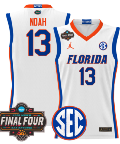 Alternative view of Joakim Noah Jersey #13 Florida Gators 2025 Final Four Patch Basketball Stitched