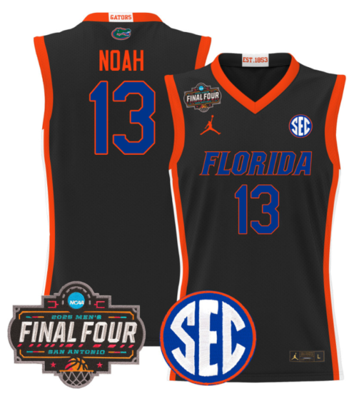 Joakim Noah Jersey #13 Florida Gators 2025 Final Four Patch Basketball Stitched - Image 5