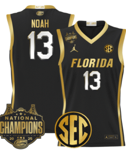 Joakim Noah Jersey #13 Florida Gators 2025 National Champions Patch Basketball Stitched