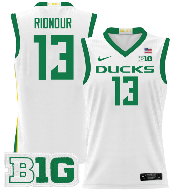 Luke Ridnour Jersey #13 Oregon Ducks 2024 Lightweight Basketball All Stitched 6 Luke Ridnour Jersey #13 Oregon Ducks 2024 Lightweight Basketball All Stitched - Image 6