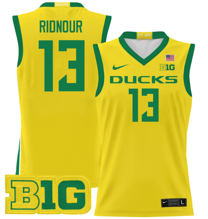 Luke Ridnour Jersey #13 Oregon Ducks 2024 Lightweight Basketball All Stitched 5 Luke Ridnour Jersey #13 Oregon Ducks 2024 Lightweight Basketball All Stitched - Image 5
