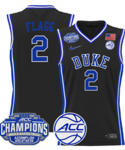 Men Cooper Flagg Jersey #2 Duke Blue Devils 2025 ACC Champions Basketball All Stitched
