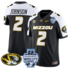 Marquis Johnson Jersey #2 Missouri Tigers 2024 Music City Bowl Stitched Football