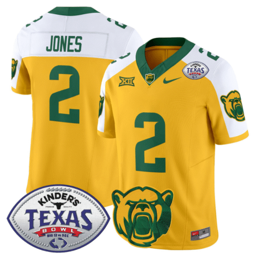Matt Jones Jersey #2 Baylor Bears 2024 Texas Bowl All Stitched Football - Image 5