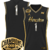 Team Jersey #1 Houston Cougar 2025 Big 12 Champions Stitched Basketball All Stitched