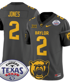 Alternative view of Matt Jones Jersey #2 Baylor Bears 2024 Texas Bowl All Stitched Football