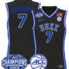 Kon Knueppel Jersey #7 Duke Blue Devils 2025 ACC Champions Basketball All Stitched