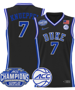 Kon Knueppel Jersey #7 Duke Blue Devils 2025 ACC Champions Basketball All Stitched