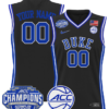 Custom Duke Blue Devils Jersey 2025 ACC Champions Basketball All Stitched